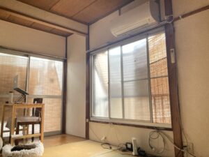しらたま(筆者)の新しい部屋、六畳和室の写真。